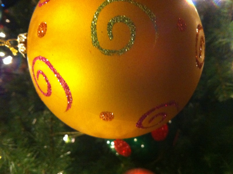 yellow ornament