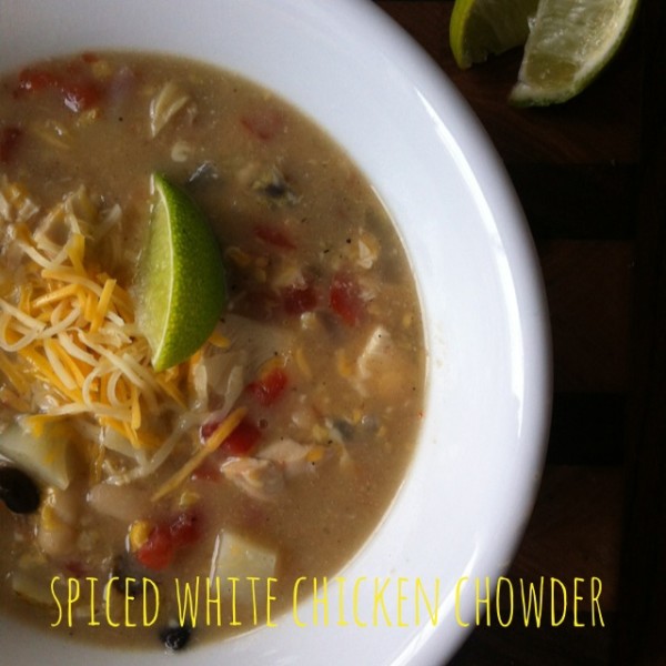 spiced white chicken chowder