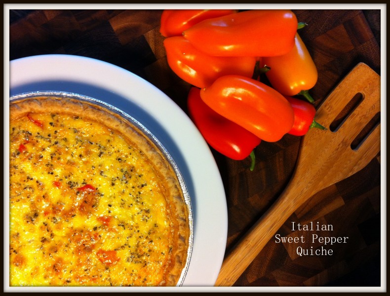 Italian Sweet Pepper Quiche