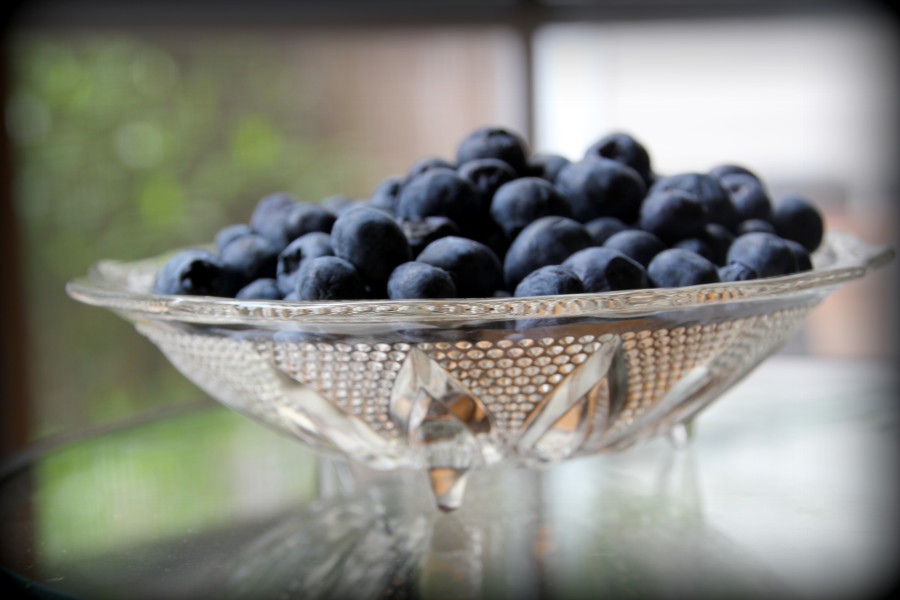 Blueberries and Crystal