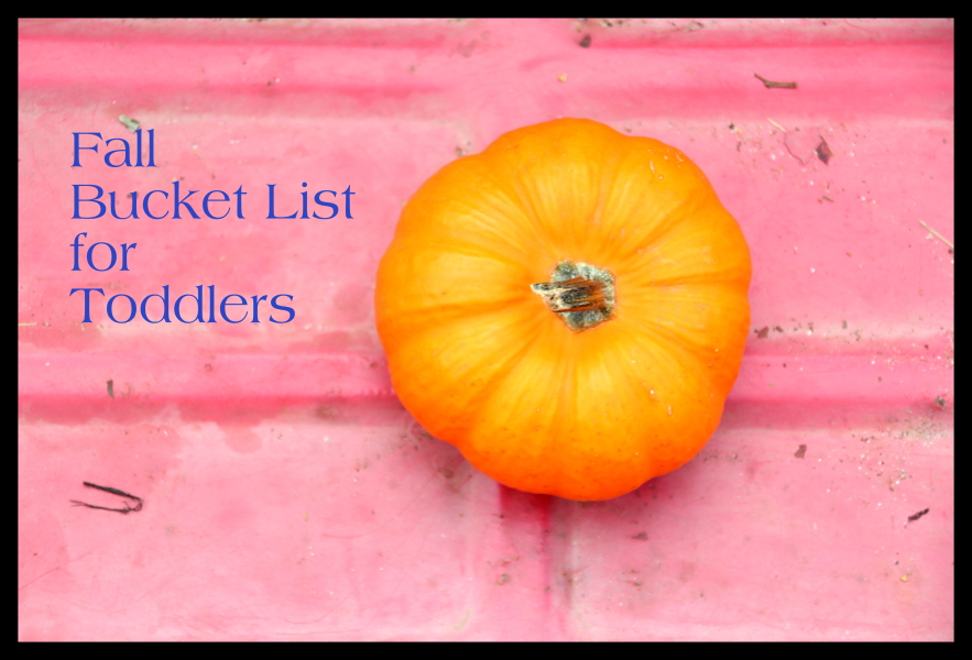 Fall Bucket List for Toddlers