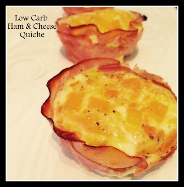 Low Carb Ham and Cheese Quiche