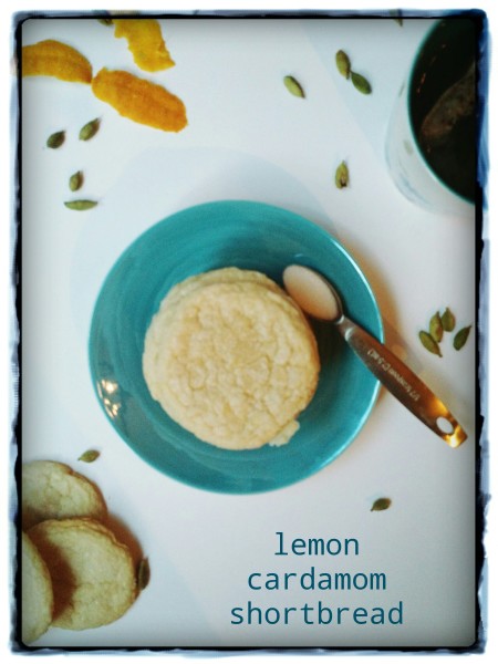 Lemon Cardamom Shortbread