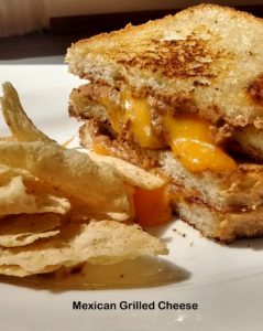 Perfectly gooey grilled cheese