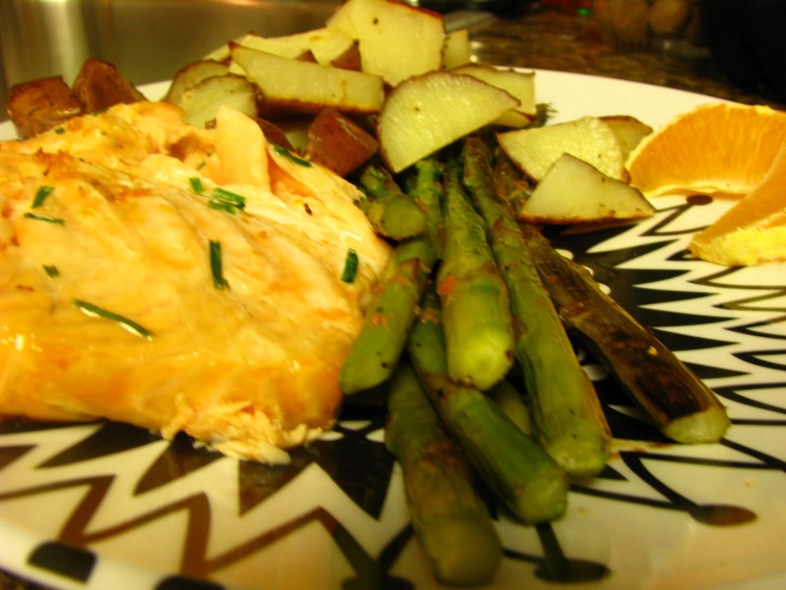 Roasted Orange Chive Salmon