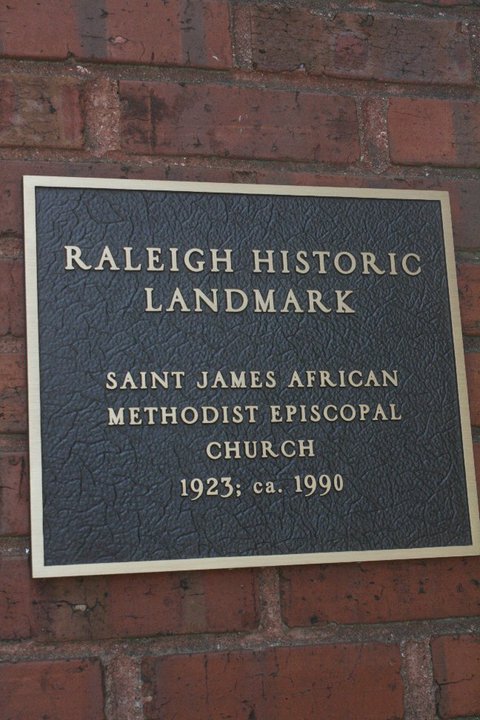 Raleigh History: St. James AME