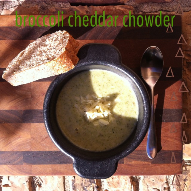 Eat This: broccoli cheddar chowder (ELR14)