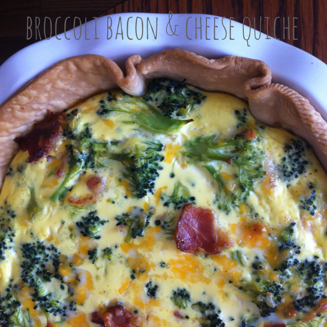 Eat This: Broccoli, Cheddar & Bacon Quiche