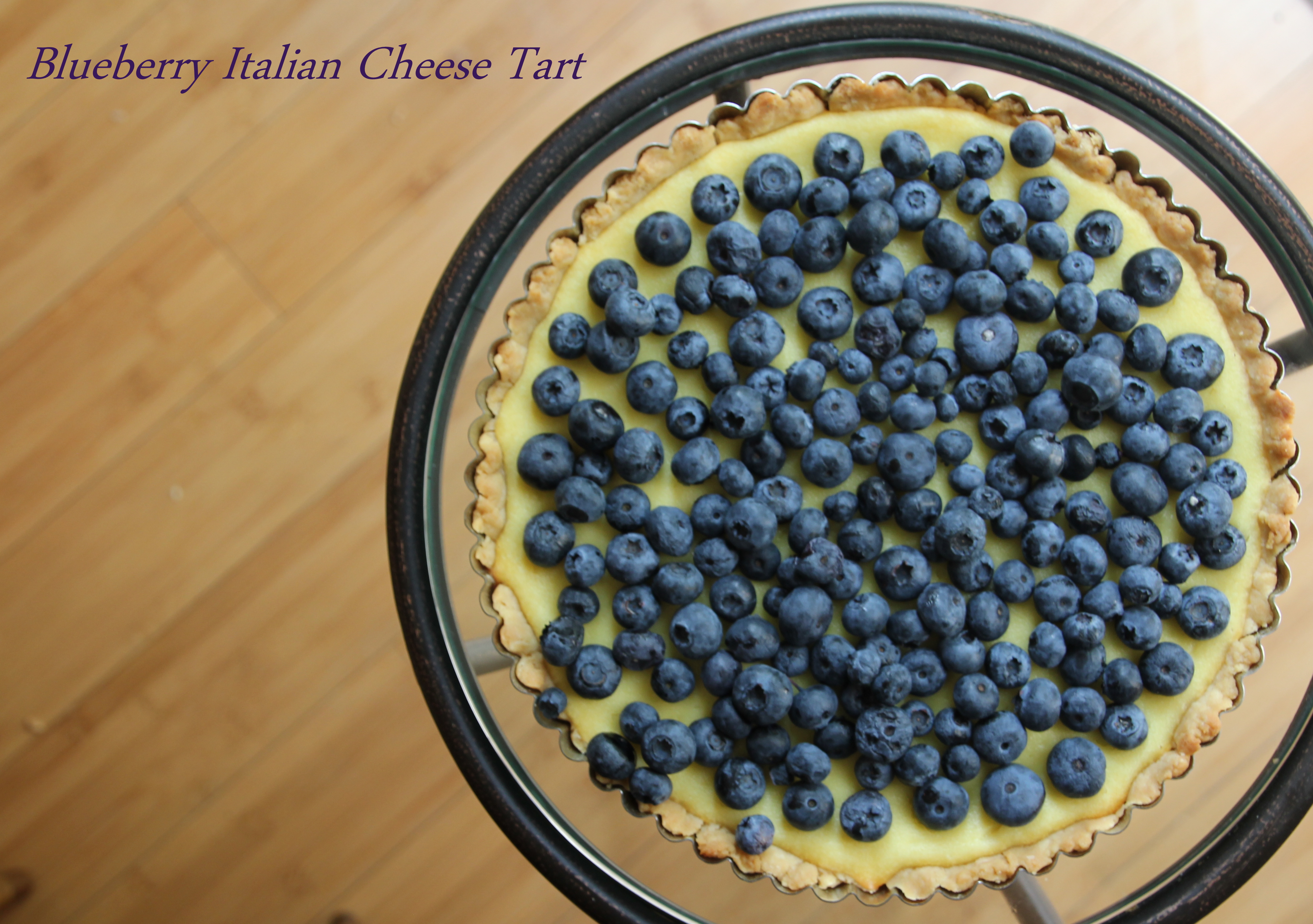 Blueberry Italian Cheese Tart