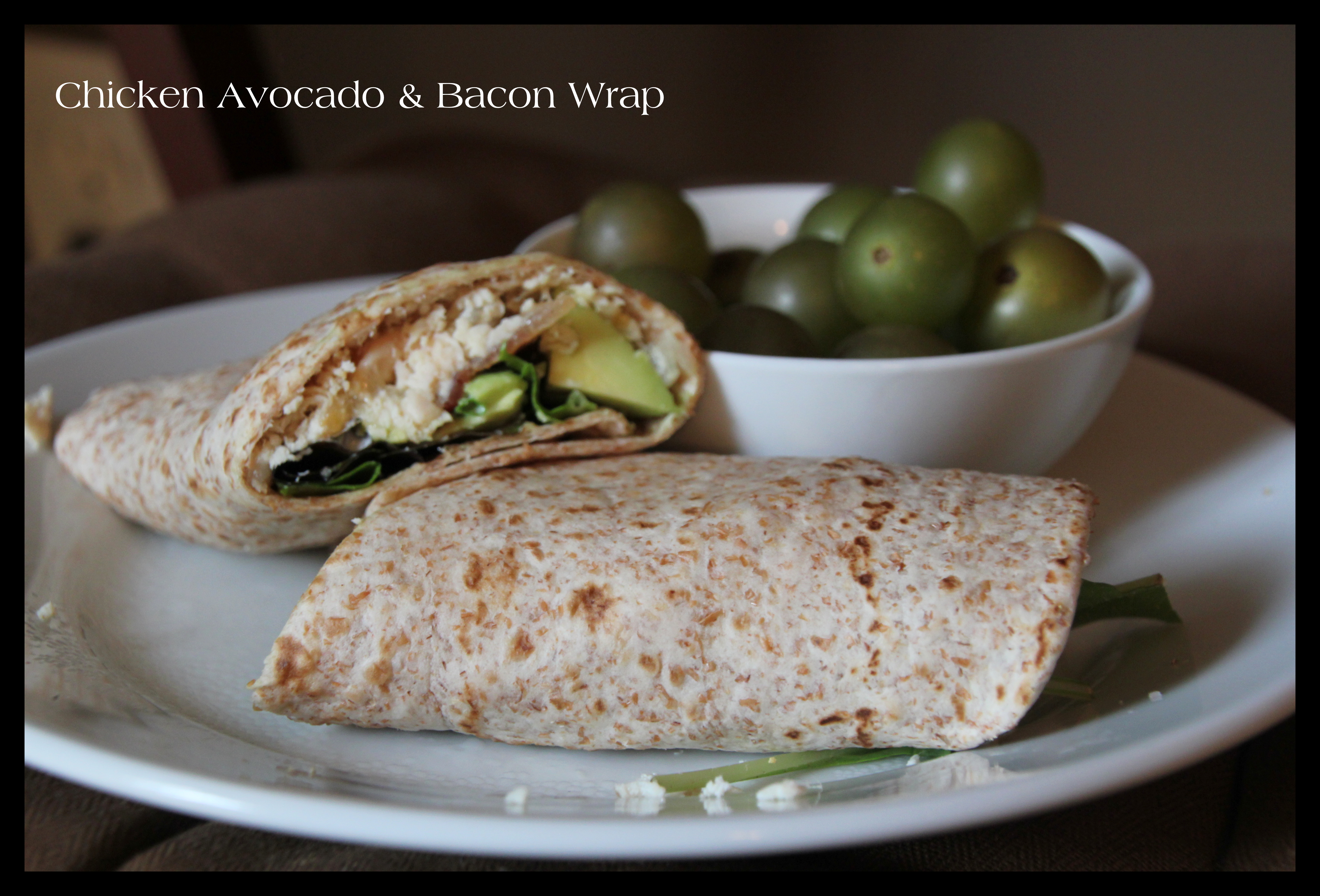 Easy Lunches: Chicken, Bacon & Avocado Wrap