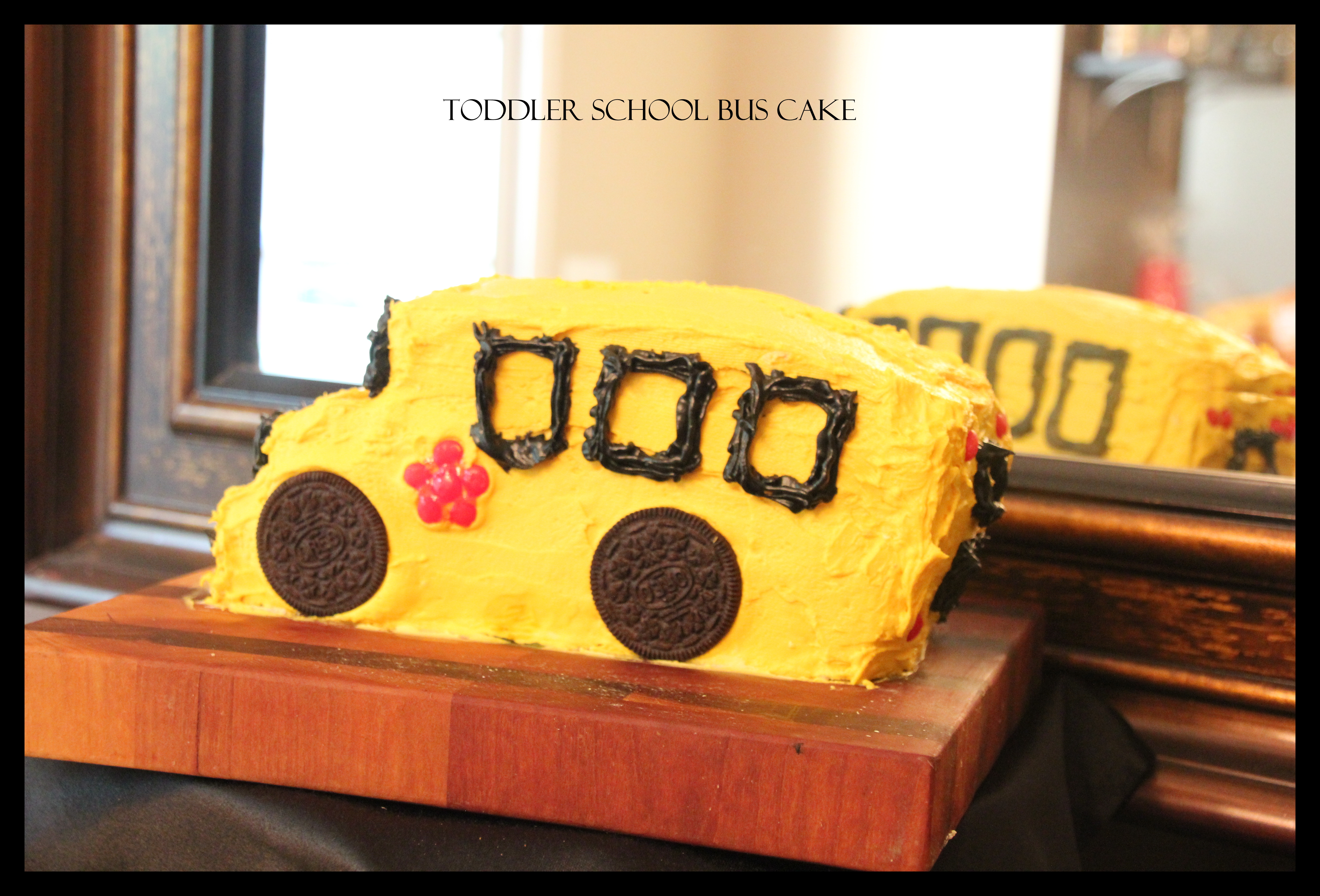 Little Yellow School Bus Cake