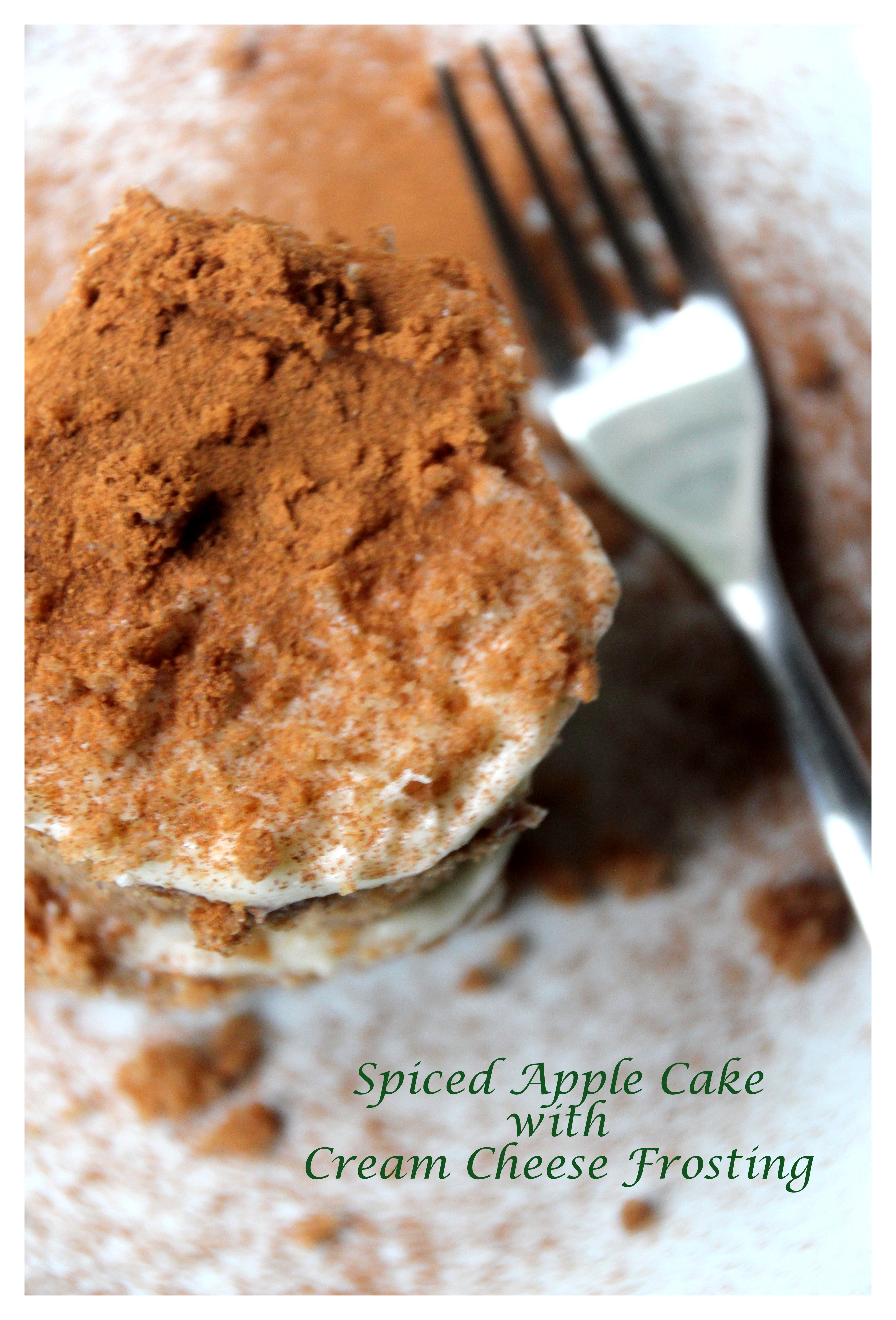 Spiced Apple Cake with Cream Cheese Frosting