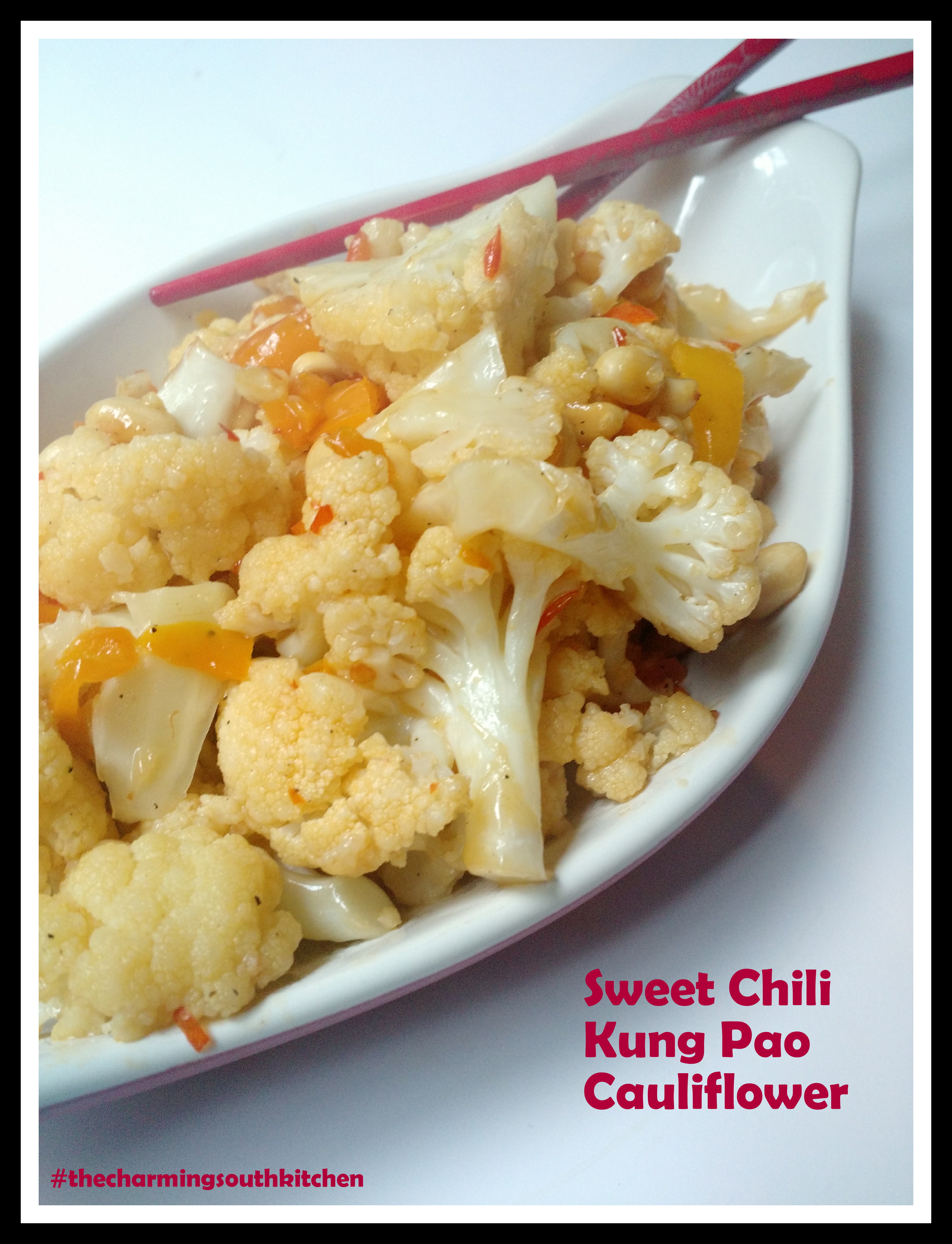 Sweet Chili Kung Pao Cauliflower